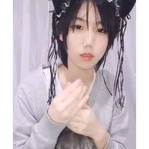 FL姬韵韵高跟鞋狐狸尾巴露脸