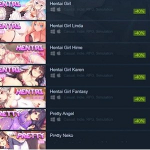 SLG游戏百度云色女孩GAME合集8款1.3G，官方中文步兵社保