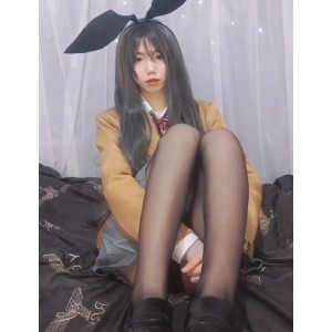 斗鱼韵韵绝版麻衣COS1V101MB清纯反差