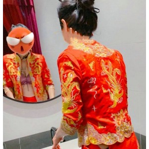 凉凉子乔依丝凤冠霞帔私房87P视频新娘鞋里藏不住的风情